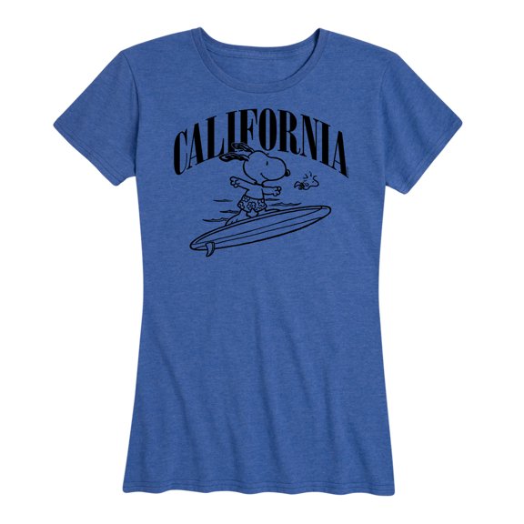 Peanuts - California - Women's Short Sleeve Graphic T-Shirt