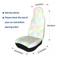 thumbnail image 6 of Haiem Color Rabbit Printed Car Seat Covers Set of 2, Universal Fit Car Seat Covers,Protective Seat Covers,Comfortable Car Seat Covers, Easy Installation Seat Covers, Vehicle Seat Covers, 6 of 9