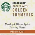 Starbucks Coffee With Golden Turmeric Medium Roast Ground Coffee