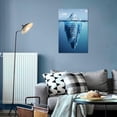 thumbnail image 3 of Success Inspirational Wall Art Motivation Entrepreneur Quotes Canvas Painting Iceberg Pictures Posters and Prints Artwork Modern Inspiring Office Decor Living Room Gym Decorations Framed 12x18, 3 of 6