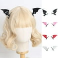 thumbnail image 4 of lanema Girls Hair Clips Gothic Barrettes with Bat Devil Wings Shape Hairpin Hair Clips Punk Design Hairpins for Kids, 4 of 19
