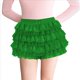 thumbnail image 3 of Pantalones Bombachos de Encaje Multicapa Y2K para Mujer, Pantalones Cortos con Volantes, Pantalones Cortos de Calabaza, Enaguas Dulces con Cintura Elástica. Verde M, 3 of 7