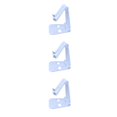 thumbnail image 1 of Destyer 1/2/3/5 Réglable Pliable Support de Téléphone Portable Support de Tablette Support Universel Blanc 3PCS, 1 of 6