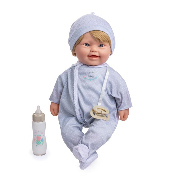 Muñeca Bebé Berjusa 41 cm Cuerpo Blando con Pelo Rubio