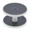 thumbnail image 3 of Organizador de gabinete Jadeshay estante para especias giratorio de 2 niveles color Gris Blanco, 3 of 8