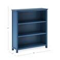 thumbnail image 2 of Guidecraft Taiga 3-Shelf Bookcase - Navy: 42" Bookshelf and Storage Unit for Bedrooms or Playrooms, Wooden Shelving for Books, Toys, School Supplies, 2 of 5