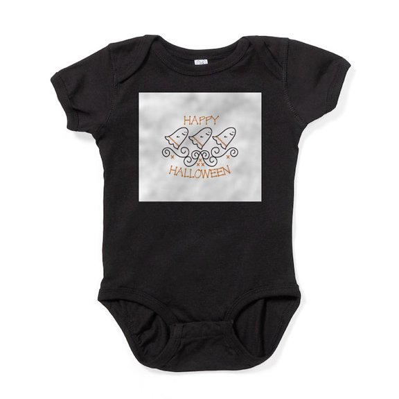 CafePress - HAPPY HALLOWEEN - Cute Infant Bodysuit Baby Romper - Size Newborn - 24 Months