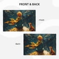 thumbnail image 4 of Placemats Set of 4 / 6, Whimsical Starry Night Scene Placemats for Dining Table Indoor/Outdoors Heat Resistant Washable Placemats 18" x 12", 4 of 8