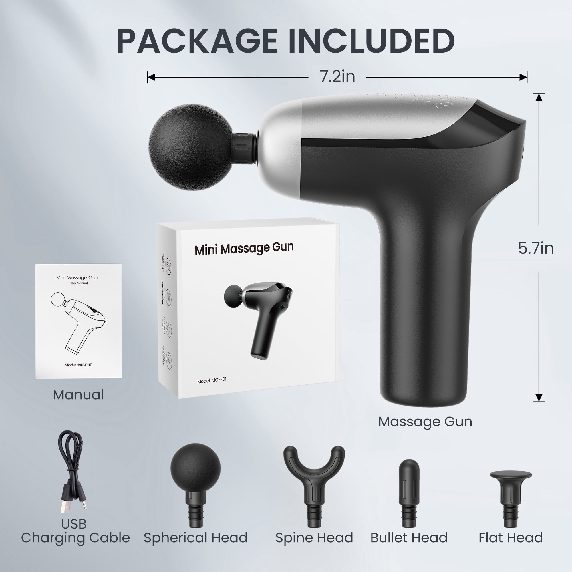 Mini Electric Massager Jocaluyia Mini Massage Gun - Portable Muscle Massager With 6 Speeds, USB Rechargeable, Deep Tissue Relief (Green) Mini Electric Massager Jocaluyia Mini Massage Gun - Portable Muscle Massager With 6 Speeds, USB Rechargeable, Deep Tissue Relief (Green)