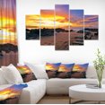 thumbnail image 1 of Vue de la Plage de Khao Lak au Coucher du Soleil - Art sur Toile Moderne du Rivage, 1 of 3