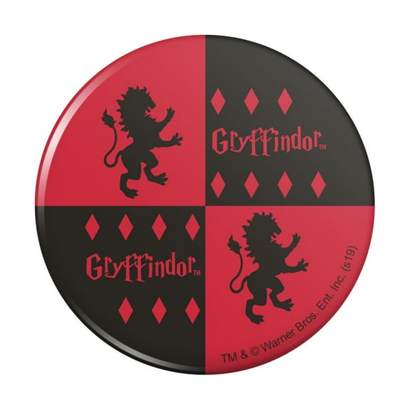 Harry Potter Gryffindor Pattern Pinback Button Pin