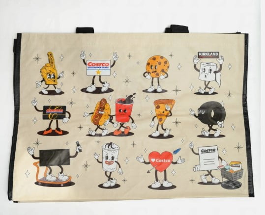 KeepCool Reusable Character Tote Bag, 4 Count