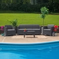 thumbnail image 1 of Afuera Living Canapé de Patio en Osier Gris Foncé, 1 of 9