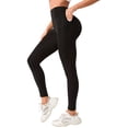 thumbnail image 4 of COMVALUE Leggings for Women High Waisted, Buttery Soft Yoga Pants, Non See Through Light Tummy Control Athletic Pants Black XL, 4 of 4