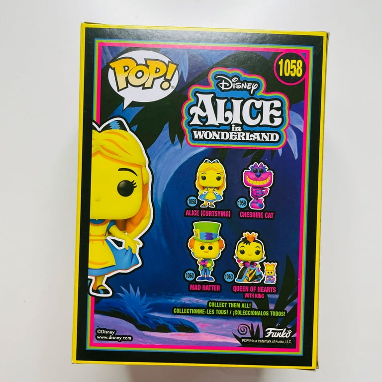 Funko Pop! Alice in Wonderland BLACK LIGHT POSTERS Set of 4 FUNKO Exclusive