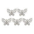 thumbnail image 1 of 50x encantadores dijes de mariposa colgantes mariposa DIY accesorios de joyería de aleación para collar manualidades pulsera su aniversario , estilo A, 1 of 8
