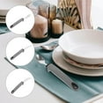 thumbnail image 3 of CNKOO 5pcs Utensils Stainless Steel Silverware Set Weighted Knives Fork and Spoons, 3 of 7