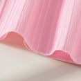 thumbnail image 7 of mgoYE 0-3 Months Baby Girl Clothes Toddler Baby Girl Clothes Knit Floral Fly Sleeve Tops Shorts Cute Summer Spring Outfits Infant Clothing Set(Pink,2-3 Years), 7 of 7