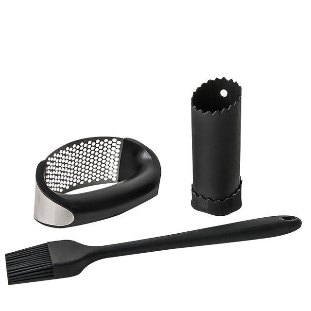 Kearding 3 uds prensas de ajo de acero inoxidable picadora de ajo Manual herramientas de ajo suministros de cocina Gadgets balancín picadora