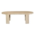 thumbnail image 1 of Pemberly Row Outdoor Solid Teak Wood Natural Look Coffee Table, 1 of 5