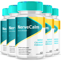 NerveCalm Advanced Formula Nerve Support Vitamin Supplement All Natural 300 Capsules