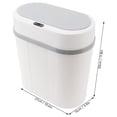 thumbnail image 2 of Cubo de basura inteligente, Bote de Basura con Sensor de Movimiento de 12 L, Bote de Basura de Inducción Automática para Dormitorio, Baño, Cocina, ABS, Material PP, no Incluidas Batería, 2 of 4