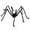 H, variant on Kbndieu Halloween Giant Spider Decorations Outdoor Indoor, Large Scary Hairy Black Spider for Yard Lawn Halloween Outside Decor and Indoor Party Decor