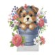 thumbnail image 1 of Perro con Adornos diamantes Likrtyny 22*24 cm, 1 of 9