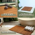 thumbnail image 6 of Belize Teak String Mat with Rubber Footing 31.4" x 19.6", 6 of 10