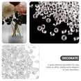 thumbnail image 4 of MIANGASTORE 500pcs Acrylic Pointed Diamond Simulation Diamond Gems Decor Table Scatter, 4 of 7