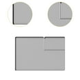 thumbnail image 6 of 1 Non Slip Washer Dryer Cover Protector Mat Silicone Waterproof Pad for Countertop Appliances Grey, 6 of 9