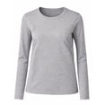 thumbnail image 1 of Playera George para Dama, Manga Larga Jaspe Talla M, 1 of 4
