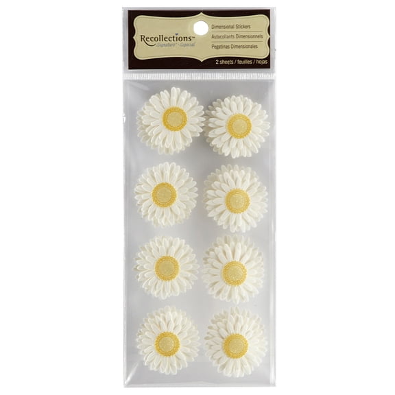 Recollections Signature Gerber Daisy Stickers, 12 Packs: 16 ct. (192 total)