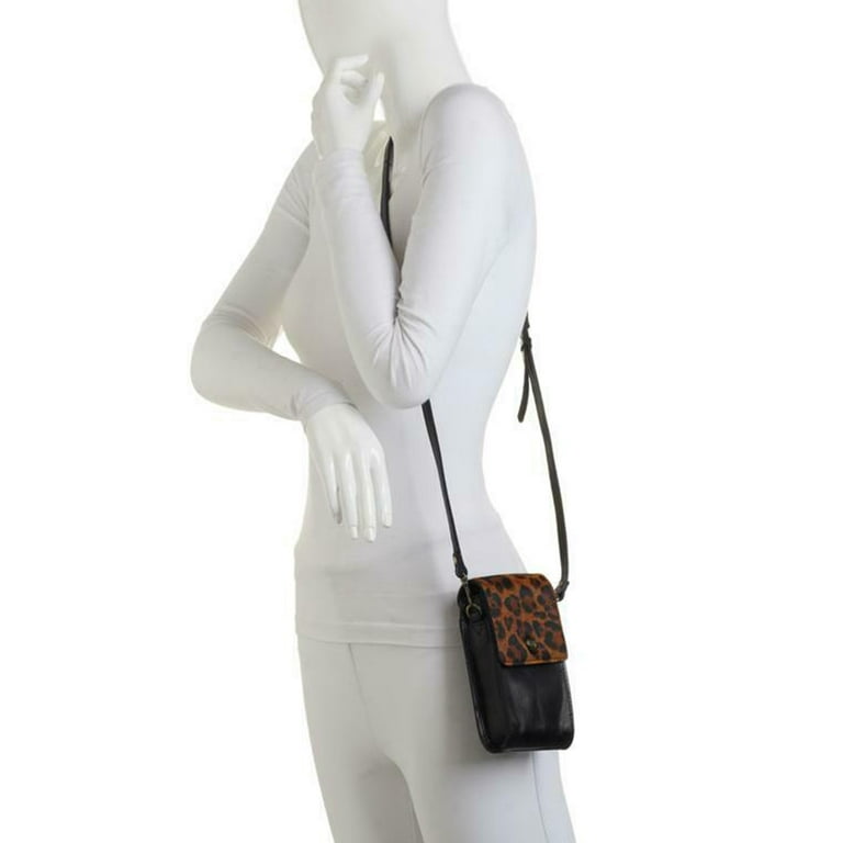 Patricia Nash Rivalta Leather Crossbody Leopard