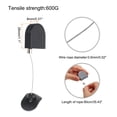 thumbnail image 2 of Uxcell Retractable Security Cable Lock,Remote Control Arc Terminal Lock,for TV,Hardware Cable Lock 1Set Black 35.43", 2 of 6