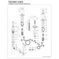 thumbnail image 6 of Kingston Brass FSC4685DX Concord Widespread Bathroom Faucet with Pop-Up Drain, Oil Rubbed Bronze, 6 of 8