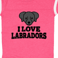 thumbnail image 4 of Inktastic I Love Labradors Boys or Girls Baby Bodysuit, 4 of 5