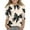 Beige, variant on Kid Girls Plus Size 3/4 Sleeve Tops Bow Print Graphic Crew Neck Casual Cute Shirts Three Quarter Length Winter Fall Blouses Clothes