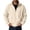Complexion-R2, variant on Homeyce 3/4 Zip Pullover Mens Fleece Textured Mock Neck Sweatshirt Stretch Fabric Lightweight Sweater Half Zipper Regular Fit Casual Golf Office Daily Wear Long Sleeve,Green 2XL