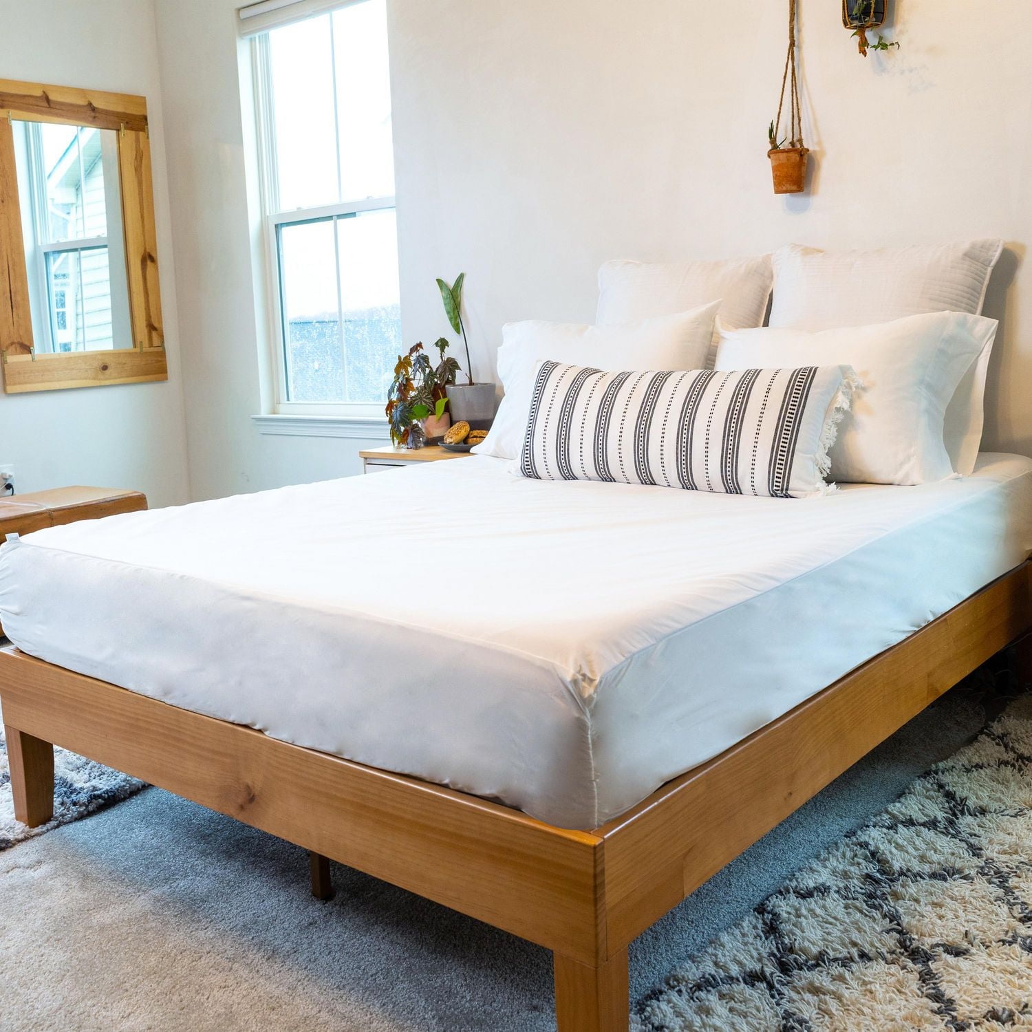 AllerEase Waterproof Ultra Soft Allergy Protection Zippered Mattress Protector, Ultra Soft Allergy Protector