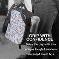 thumbnail image 6 of Lsque Rose Flowers Lunch Bag Lunch Box for Women Men Reusable Insulated Lunch Tote Bag,Leakproof Thermal Cooler Sack Food Handbags Case High Capacity, 6 of 9