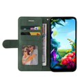 thumbnail image 2 of Case for LG K40S Leather Wallet Book Flip Folio Stand View Cover - Green, 2 of 5