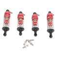 thumbnail image 1 of Amortiguador Delantero Y Trasero RC, Amortiguadores Hidráulicos RC Fácil Montaje Aleación De Aluminio Rojo Con Tornillo De Cabeza Esférica Para Modelo De Coche De Control ANGGREK RC Shock Damper, 1 of 8
