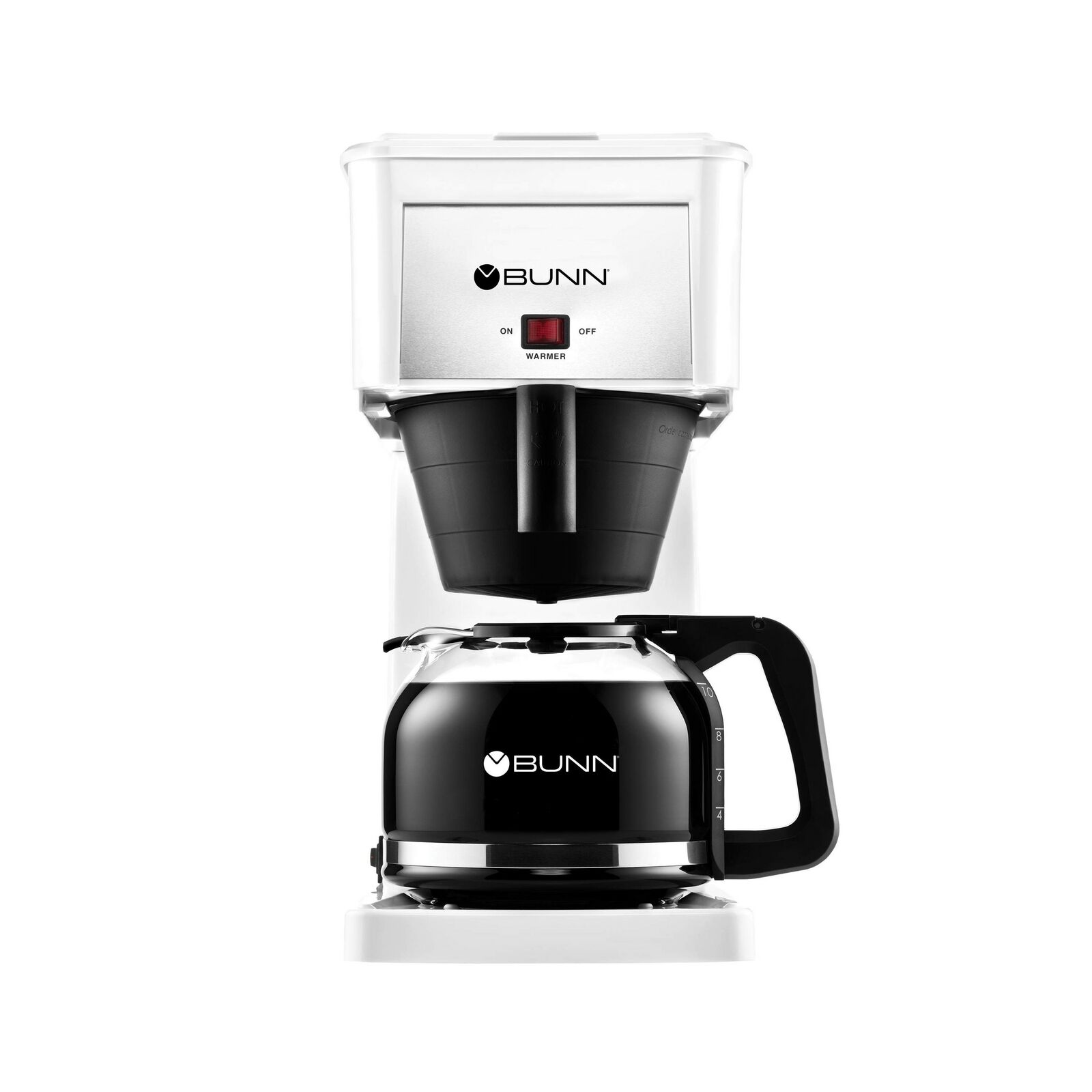 BUNN GRW Velocity Brew 10-Cup Home Coffee Brewer, White - Walmart.com