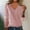 *Pink, variant on ClodeEU Women's Long Sleeve knit Sweaters ,V Neck Sweatshirts,Casual Trendly Pullover Red,Womens Plus XXXXXL