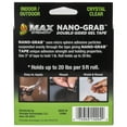 Duck Max Strength Nano Grab MultiPurpose Clear Acrylic Gel Tape, .94