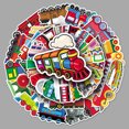 thumbnail image 2 of Pegatinas Cartoon Train, 50 unidades, para niños, de vinilo impermeable, 2 of 2