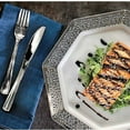 thumbnail image 6 of Cutlery Silverware Extra Heavy weight Disposable Flatware Combo Silver 160Ct, 6 of 6