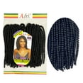 thumbnail image 3 of Mane Concept Afri Naptural Synthetic Hair Crochet Braid 2x Slim Nubian Twist 8” ( 3 Packs #4 Medium Brown ), 3 of 7