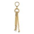 thumbnail image 2 of 10k Yellow Gold Gardening Tools Pendant for Women or Unisex, Nature Inspired Rake Shovel Broom Charm Necklace Symbolizing Hard Work and Growth, Outdoor or Hobby Jewelry, 2 of 7